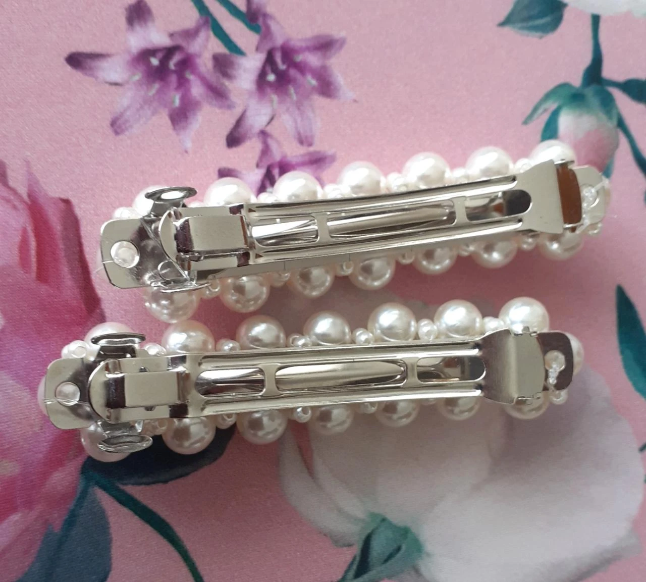 hair clip set vintage look elegant pearls Zenner – photo 5